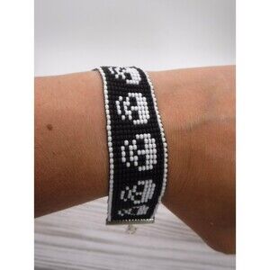 Loom Beaded Bracelet Skulls
